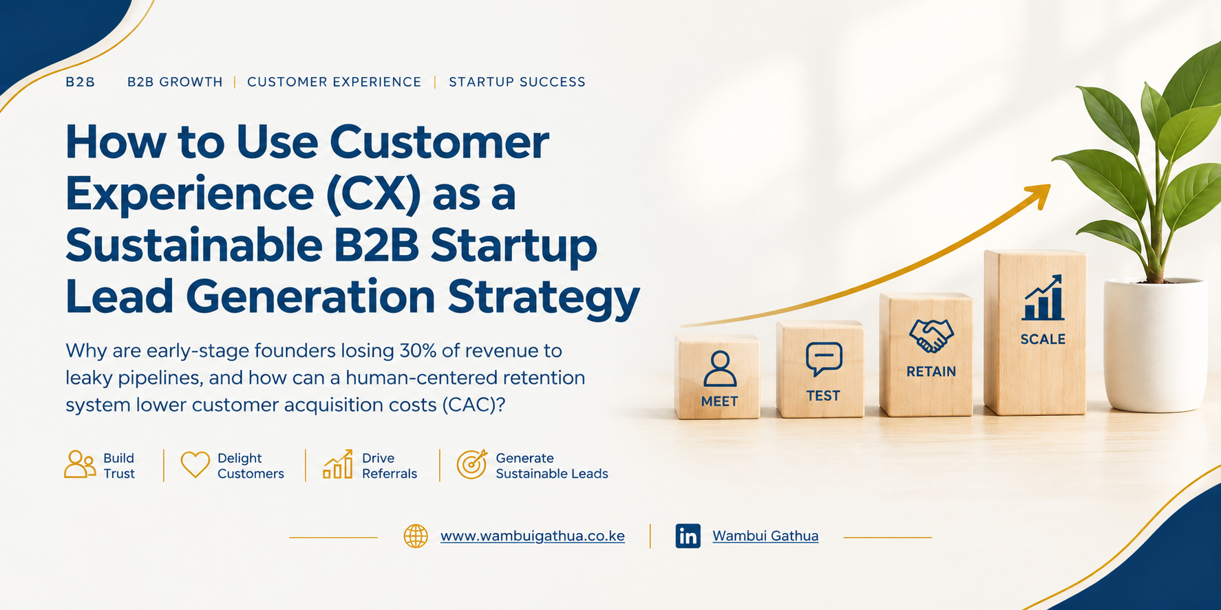 How to Use Customer Experience (CX) as a Sustainable B2B Startup Lead Generation Strategy